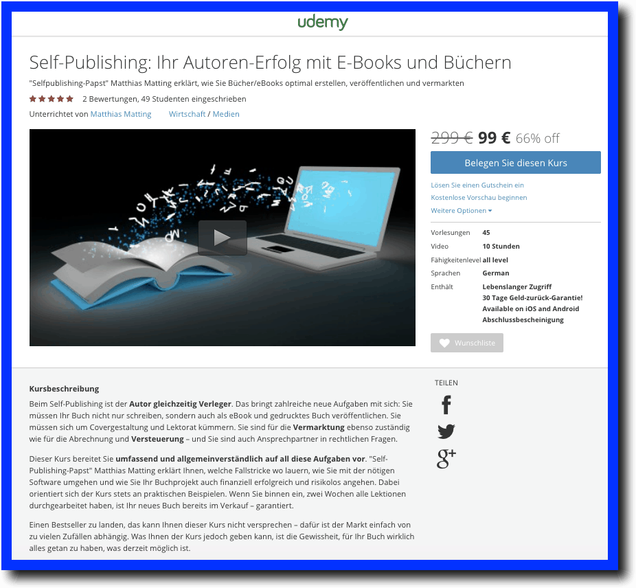 SelfPubKursMatting