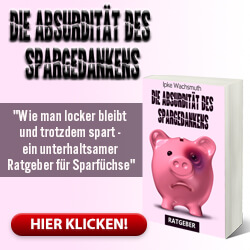 Die Absurdität des Spargedankens von Ipke Wachsmuth